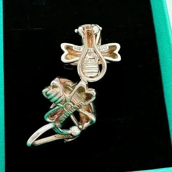 VINTAGE TIFFANY & Co  “X” Large Clip-on Earrings - Picture 8 of 8